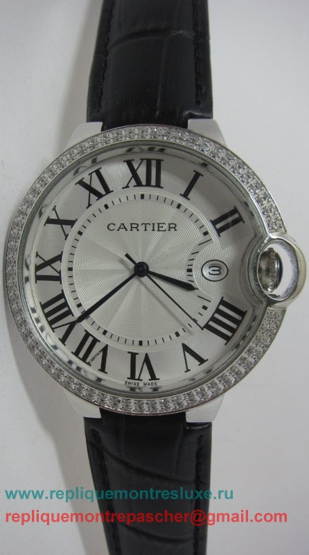 Cartier Ballon bleu de Cartier Quartz Diamonds Bezel CRM40