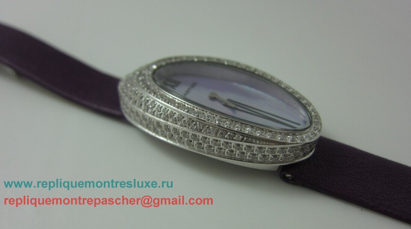 Cartier Baignoire Quartz Diamonds Sapphire CRL50 - Cliquez sur l'image pour la fermer