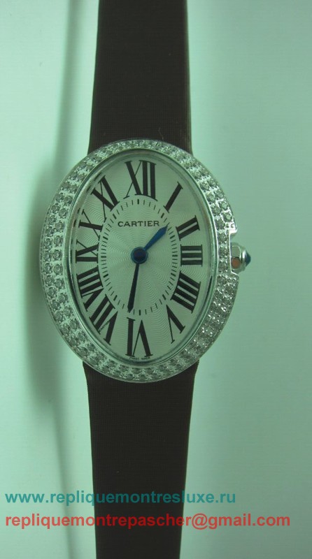Cartier Baignoire Quartz Femme Diamonds Bezel CRL53