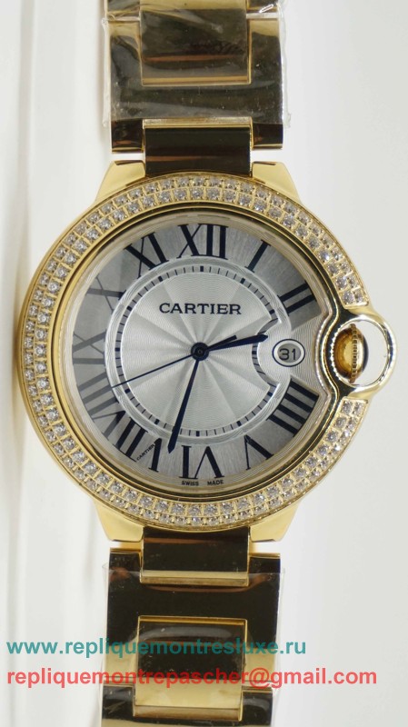 Cartier Ballon bleu de Cartier Quartz Diamonds Bezel CRM143