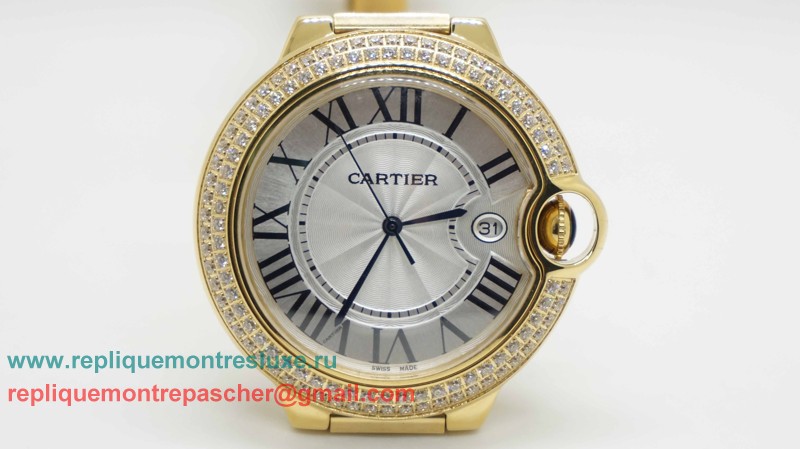 Cartier Ballon bleu de Cartier Quartz Diamonds Bezel CRM143 - Cliquez sur l'image pour la fermer