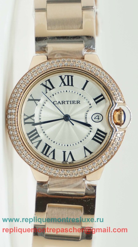Cartier Ballon bleu de Cartier Quartz Diamonds Bezel CRM148