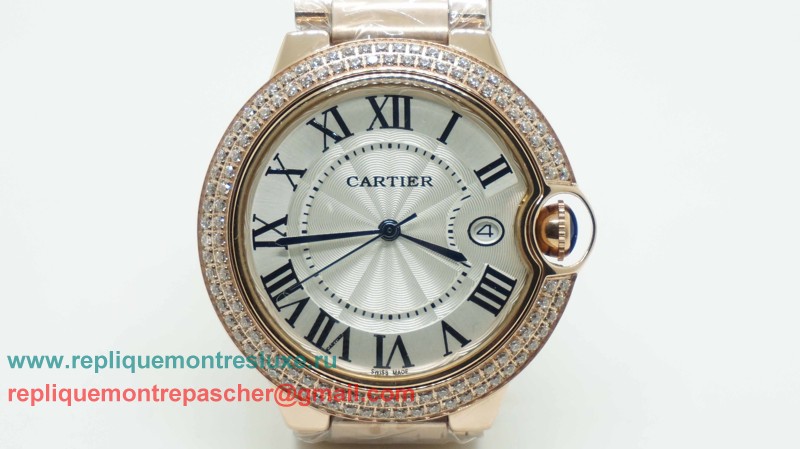 Cartier Ballon bleu de Cartier Quartz Diamonds Bezel CRM148 - Cliquez sur l'image pour la fermer