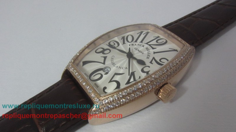 Franck Muller Casablanca Diamonds Bezel Quartz FMM30 - Cliquez sur l'image pour la fermer