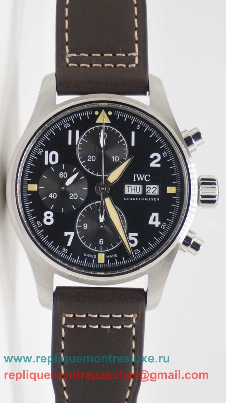 IWC Pilot Asia Valjoux 7750 Automatique Working Chronograph ICM154