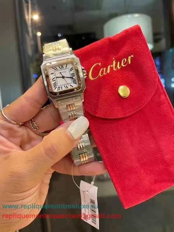 Replique Cartier Santos Quartz S/S CRLN17
