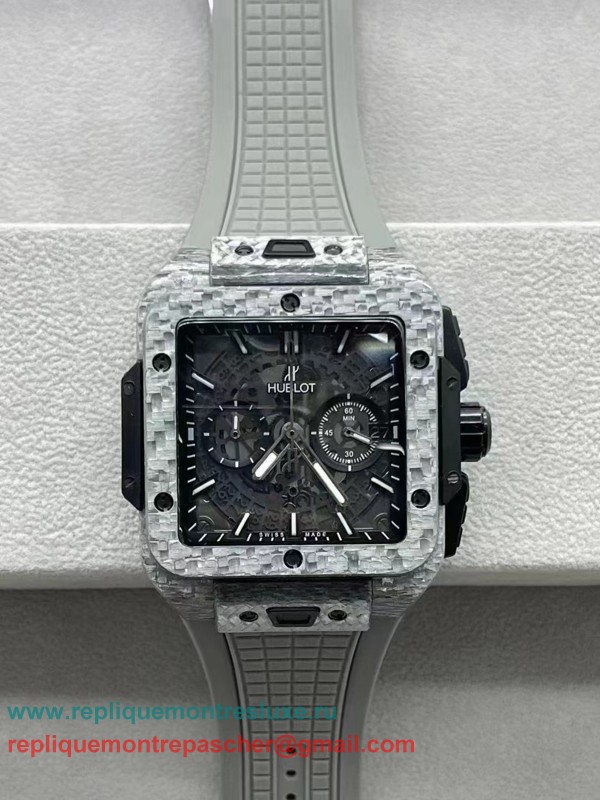 Replique Hublot Square Bang Working Chronograph Carbon Fibre HTMN54