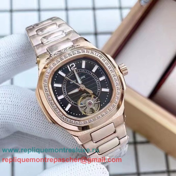 Replique Patek Philippe Automatique Tourbillon S/S PPMN195