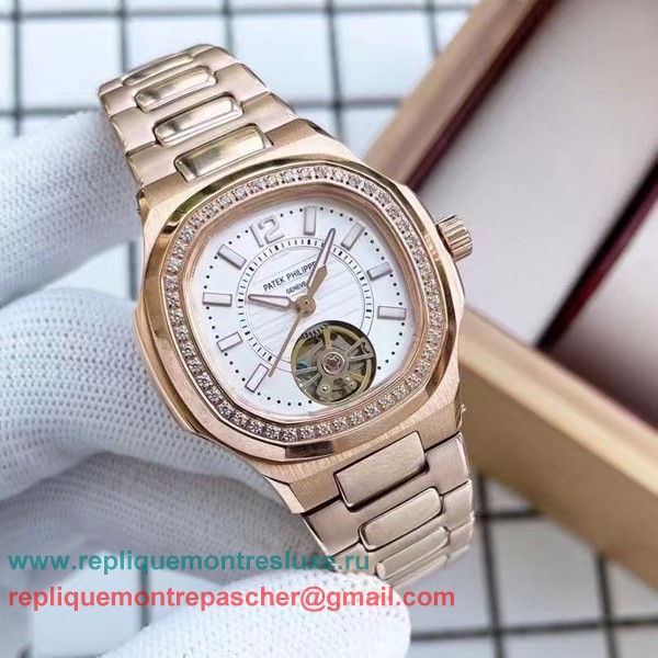 Replique Patek Philippe Automatique Tourbillon S/S PPMN196