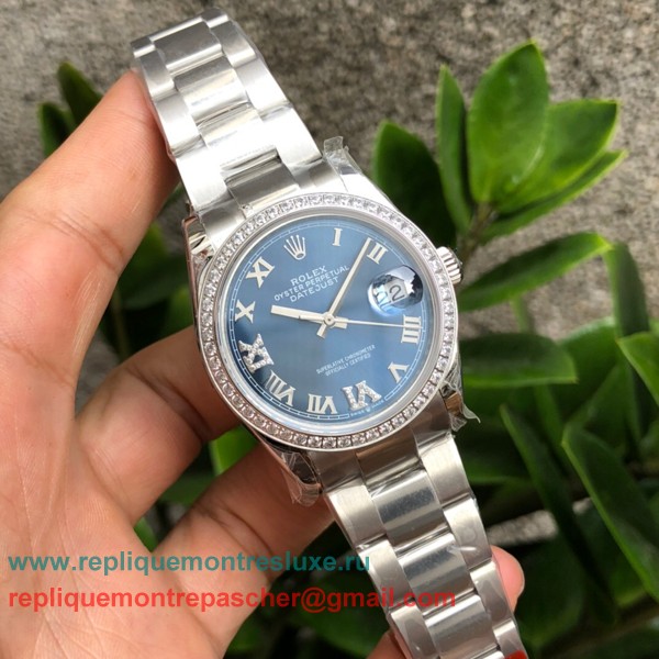 RXMN Rolex Datejust Suisse ETA 2836 Automatique S/S 36MM Sapphire Diamonds RXMN42 - Cliquez sur l'image pour la fermer