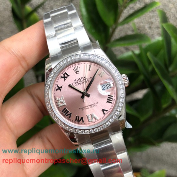 RXMN Rolex Datejust Suisse ETA 2836 Automatique S/S 36MM Sapphire Diamonds RXMN43 - Cliquez sur l'image pour la fermer