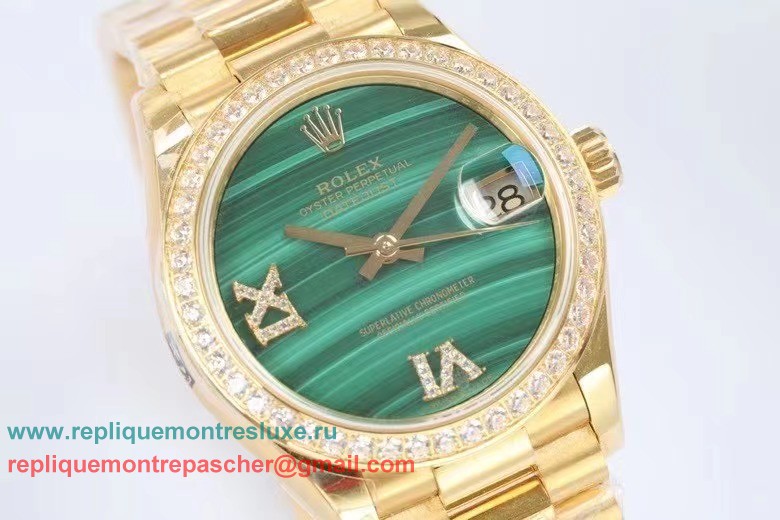 RXMN Rolex Datejust Suisse ETA 3255 Automatique S/S 31MM Sapphire Diamonds Bezel RXLN1 - Cliquez sur l'image pour la fermer