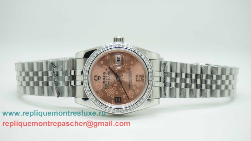 Rolex Datejust Automatique S/S Diamonds Bezel Sapphire RXL37 - Cliquez sur l'image pour la fermer