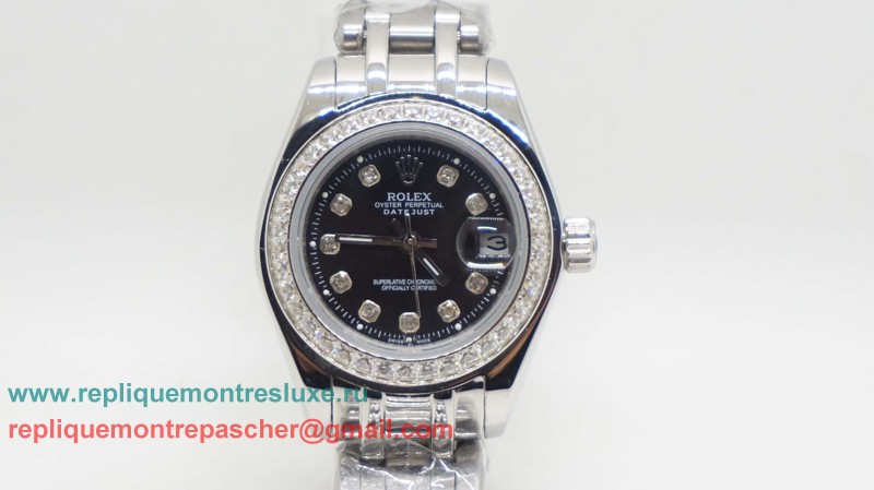 Rolex Datejust Automatique S/S Diamonds Bezel 27mm RXL49 - Cliquez sur l'image pour la fermer