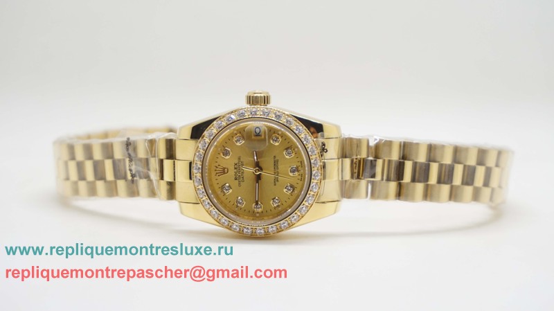 Rolex Datejust Automatique S/S Diamonds Bezel RXL54 - Cliquez sur l'image pour la fermer