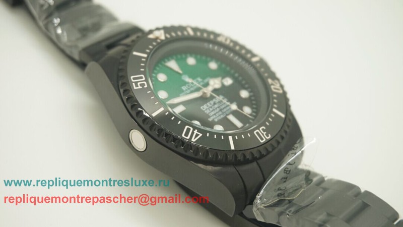 Rolex Sea Dweller Deepsea Automatique S/S Ceramic Bezel Sapphire Vert/Noir RXM170 - Cliquez sur l'image pour la fermer