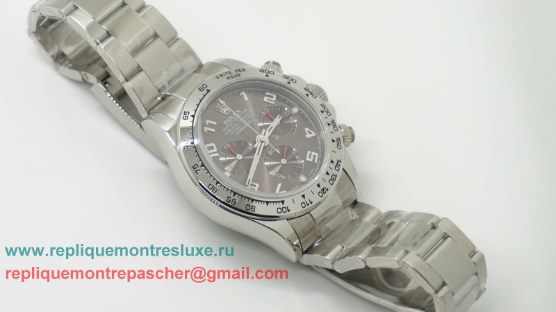Rolex Daytona Asia Valjoux 7750 Automatique Working Chronograph S/S RXM218 - Cliquez sur l'image pour la fermer