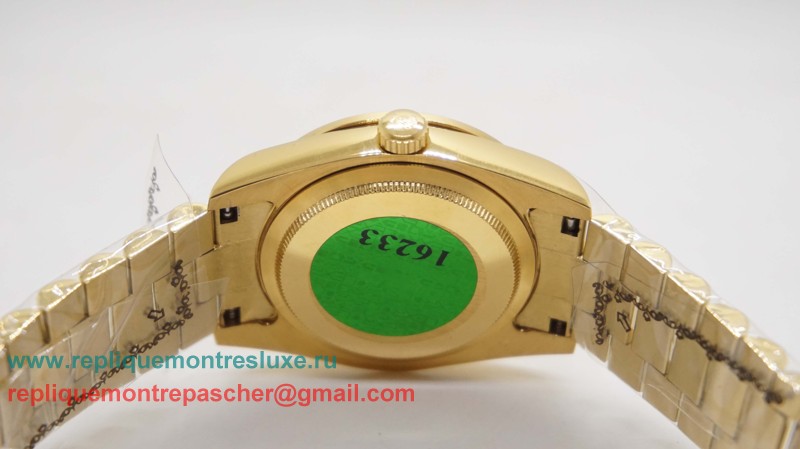 Rolex Day-Date Automatique S/S 36MM Sapphire Diamonds Bezel RXM259 - Cliquez sur l'image pour la fermer