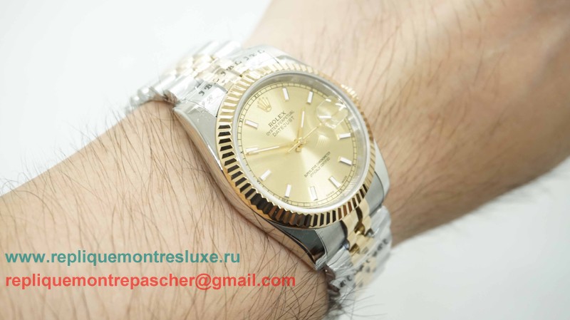 Rolex Datejust Automatique S/S 36MM Sapphire RXM265 - Cliquez sur l'image pour la fermer