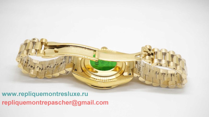 Rolex Day-Date Automatique S/S 36MM Sapphire Diamonds Bezel RXM312 - Cliquez sur l'image pour la fermer