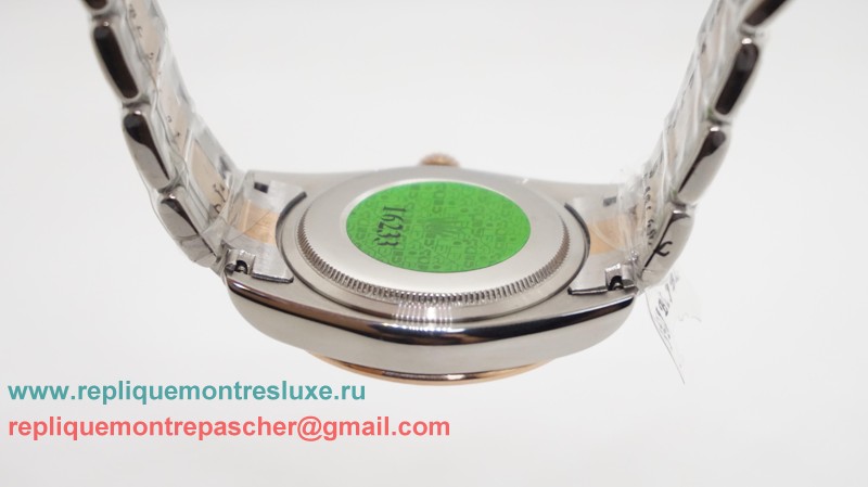 Rolex Day-Date Automatique S/S 36MM Sapphire Diamonds Bezel RXM323 - Cliquez sur l'image pour la fermer