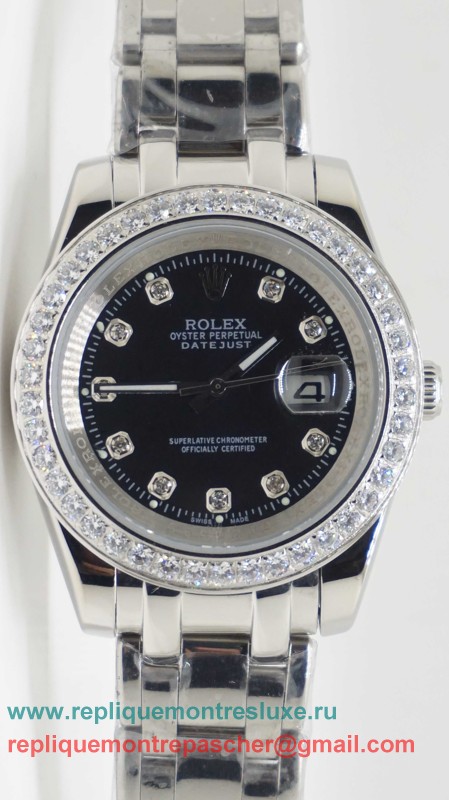 Rolex Datejust Automatique S/S 41MM Diamonds Bezel Sapphire RXM339