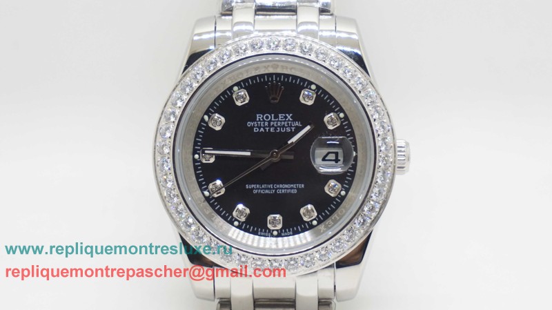 Rolex Datejust Automatique S/S 41MM Diamonds Bezel Sapphire RXM339 - Cliquez sur l'image pour la fermer