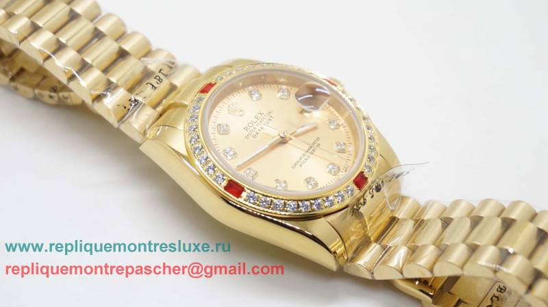 Rolex Datejust Automatique S/S 36MM Diamonds Bezel RXM362 - Cliquez sur l'image pour la fermer