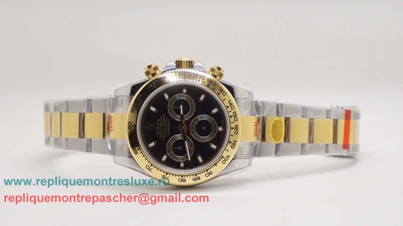 Rolex Daytona Asia Valjoux 7750 Automatique Working Chronograph S/S RXM428 - Cliquez sur l'image pour la fermer