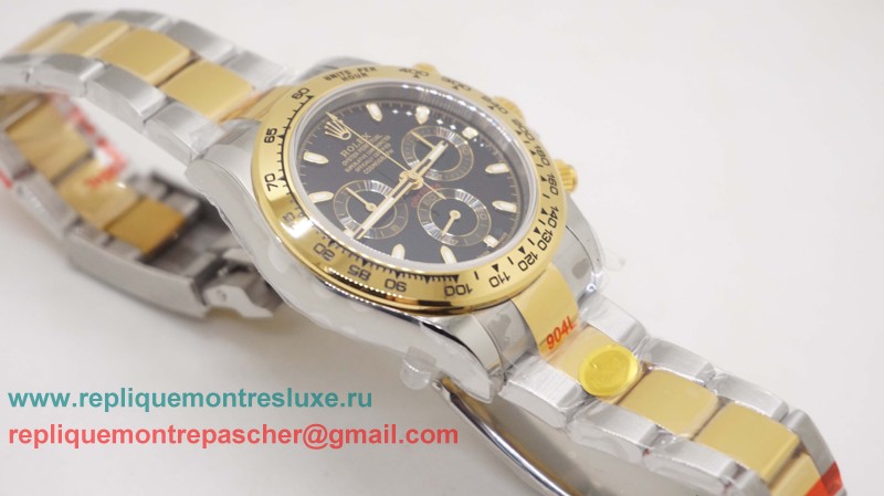 Rolex Daytona Asia Valjoux 7750 Automatique Working Chronograph S/S RXM428 - Cliquez sur l'image pour la fermer