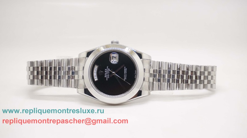 Rolex Day-Date Automatique S/S 41MM Sapphire No Markers RXM457 - Cliquez sur l'image pour la fermer
