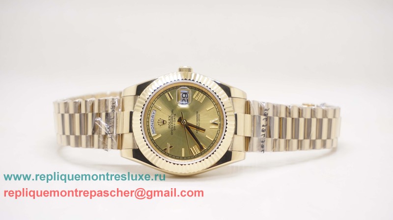 Rolex Day-Date Automatique S/S 41MM Sapphire RXM464 - Cliquez sur l'image pour la fermer