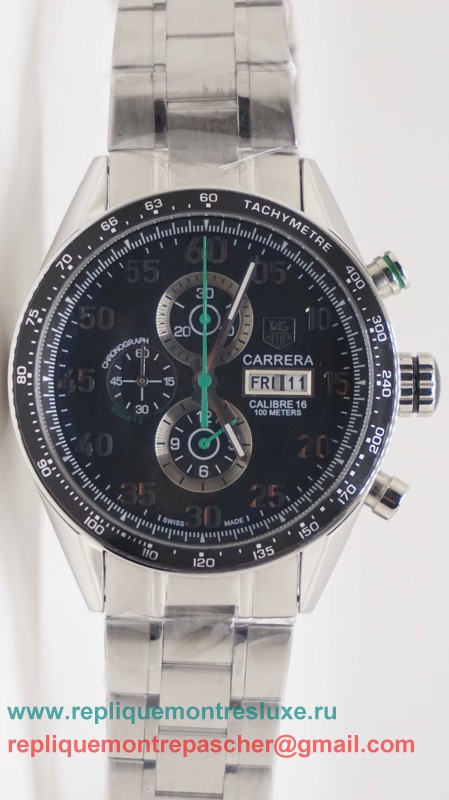 Tag Heuer Carrera Calibre 16 Working Chronograph S/S THM180